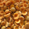 Frozen apricot halves peeled and blanched